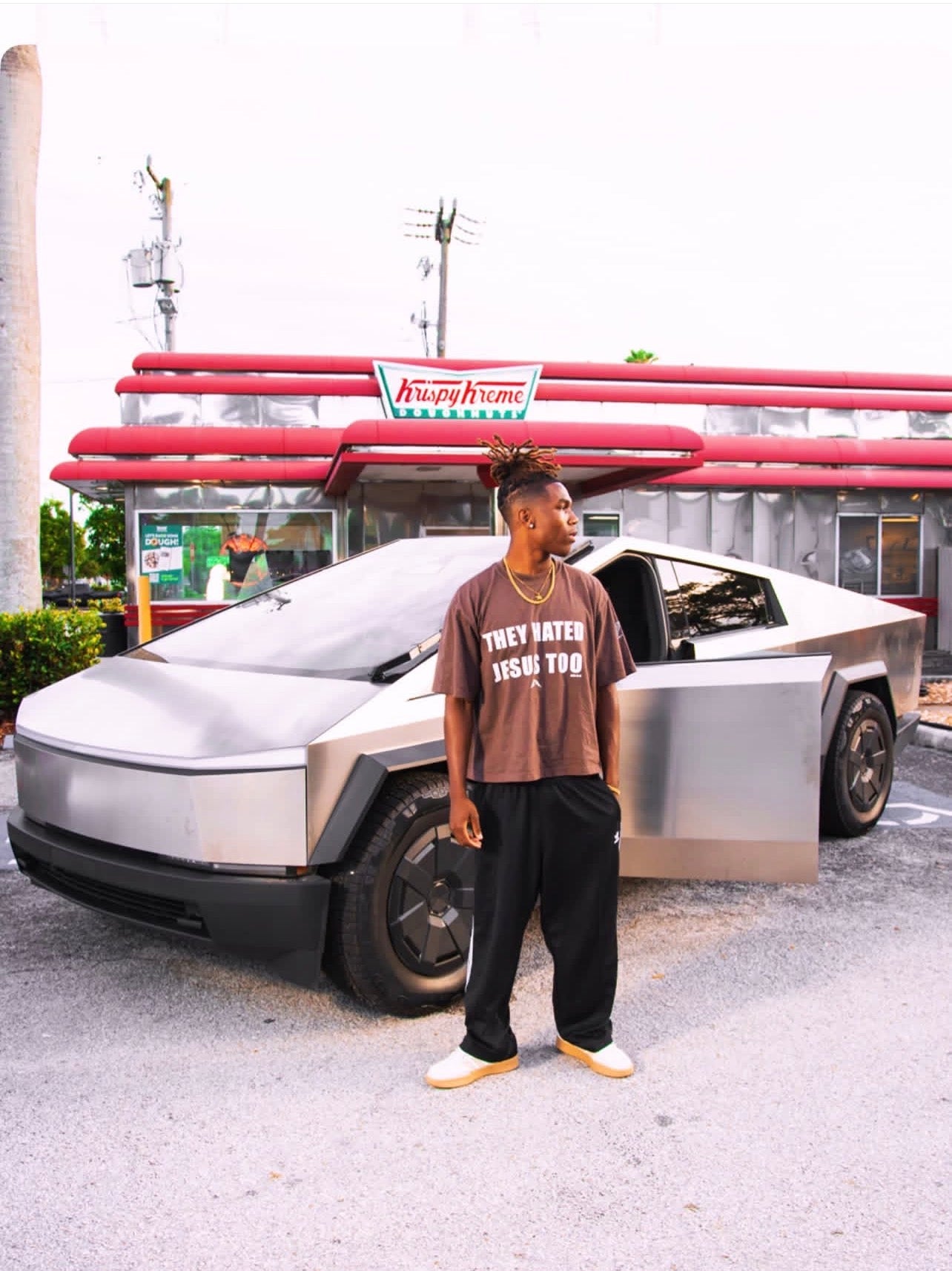 They Hated Jesus Too Tee Brown